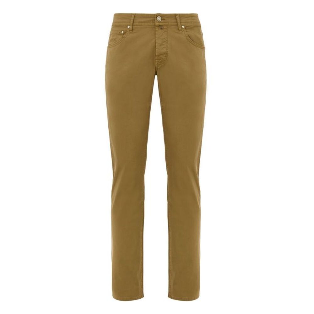 Jacob Cohen Yellow Cotton Skinny Men's Pants